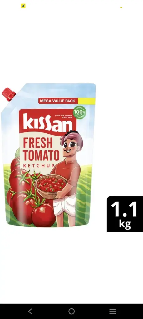 Kissan tomato cetchup M.R.P:(1̶4̶0̶) 18.57% off