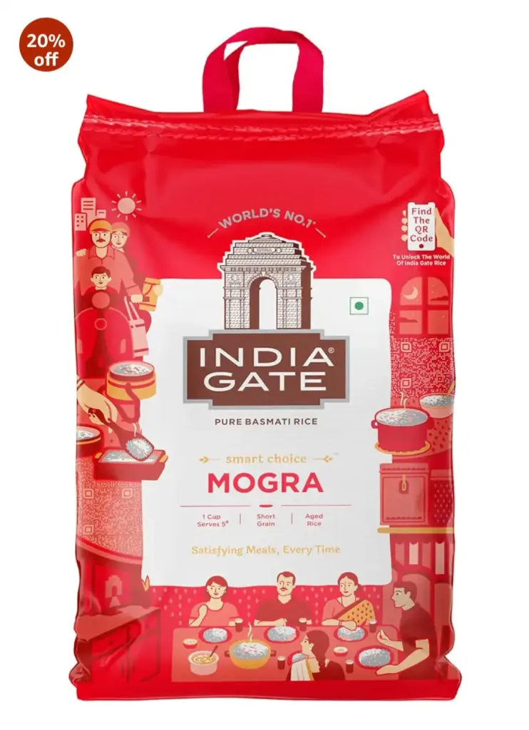 Mogra basmati rice (10kg pack)M.R.P;(8̶6̶5̶) 21.85% off